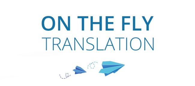 On-the-fly-translation